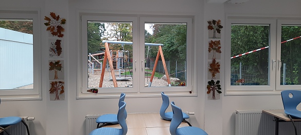 Blick aus dem Fenster