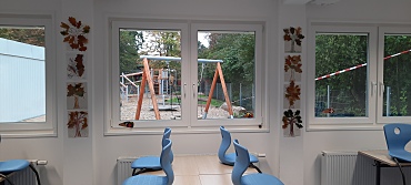 Blick aus dem Fenster